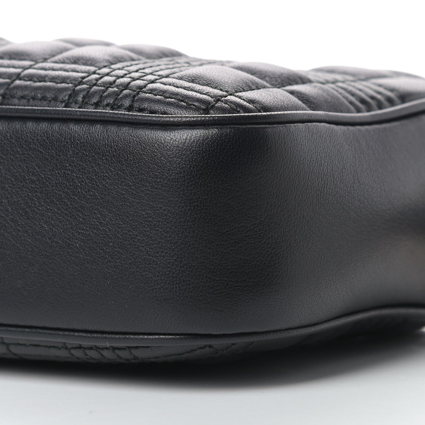 Lambskin Quilted Camera Bag Black