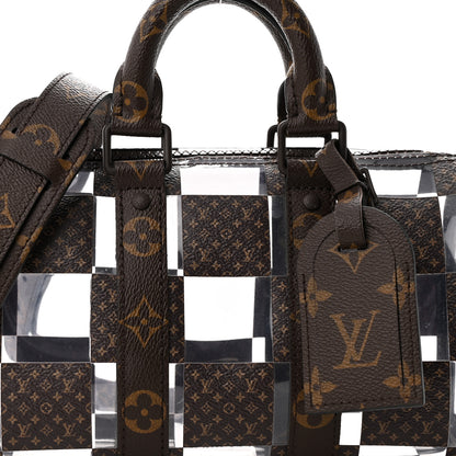 Louis Vuitton PVC Monogram Chess Keepall Bandouliere 25 7 of 10