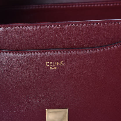 Celine Satinated Calfskin Small 16 Top Handle Bag Light Burgundy 5 of 5