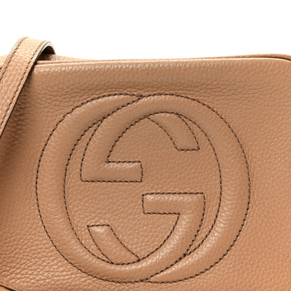 Gucci Pebbled Calfskin Small Soho Disco Bag Rose Beige 9 of 11