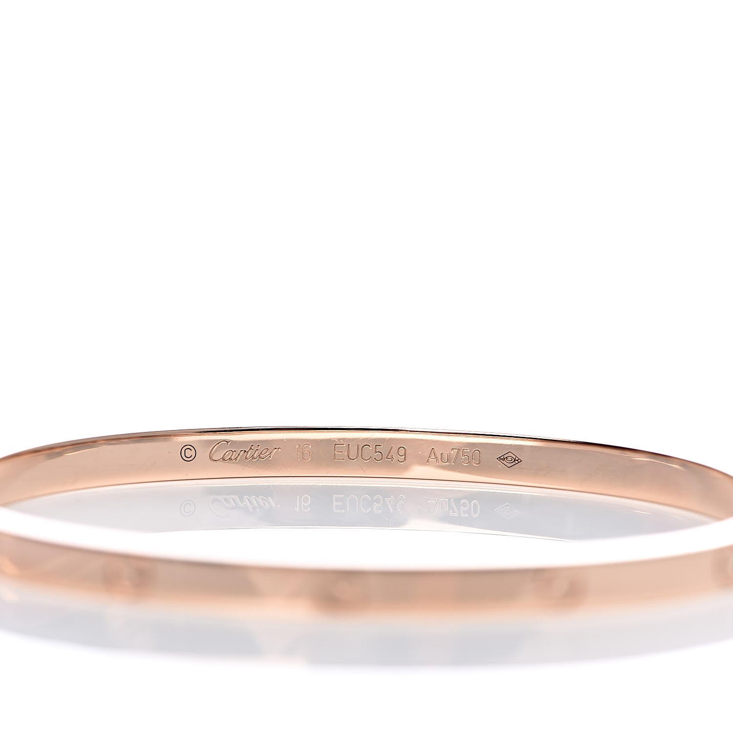Cartier 18K Pink Gold Small LOVE Bracelet 16 4 of 5