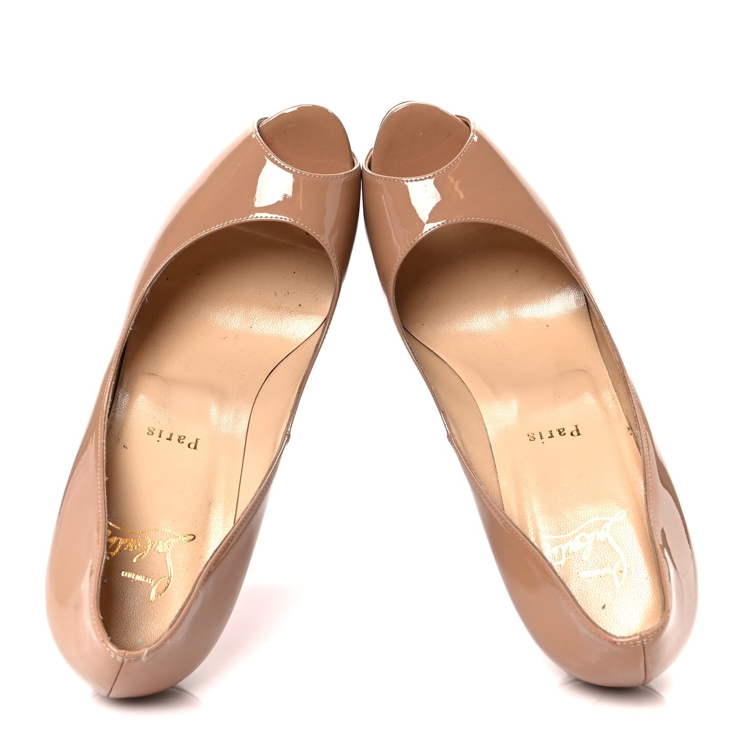 Patent New Very Prive 120 Pumps 40 Nude