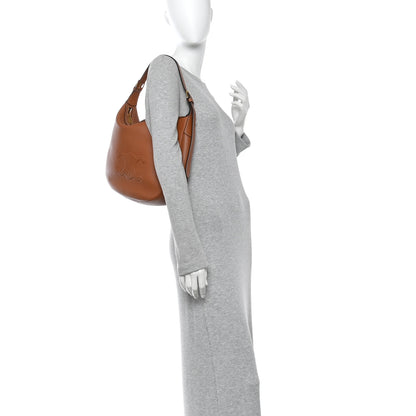 Celine Supple Calfskin Medium Triomphe Heloise Shoulder Bag Tan 2 of 12