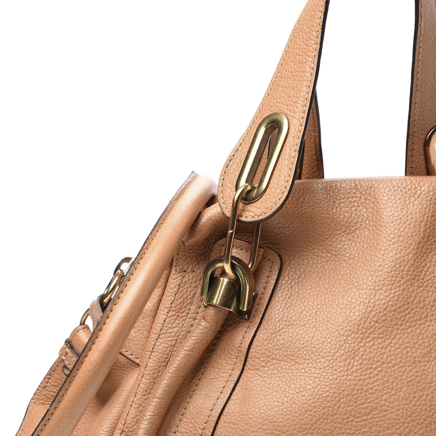 Chloe Calfskin Small Paraty Light Tan 9 of 9