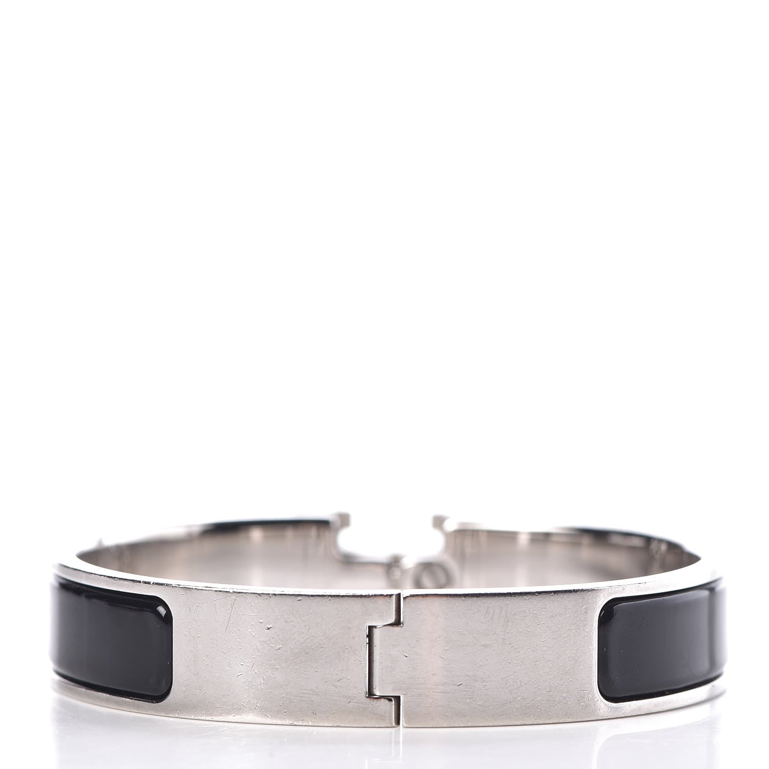 Hermes Enamel Narrow Clic Clac H Bracelet PM Black 4 of 5