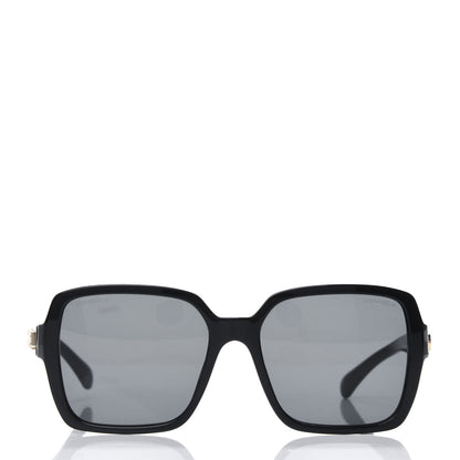 Chanel Acetate Polarized Square Sunglasses 5408 Black 2 of 4