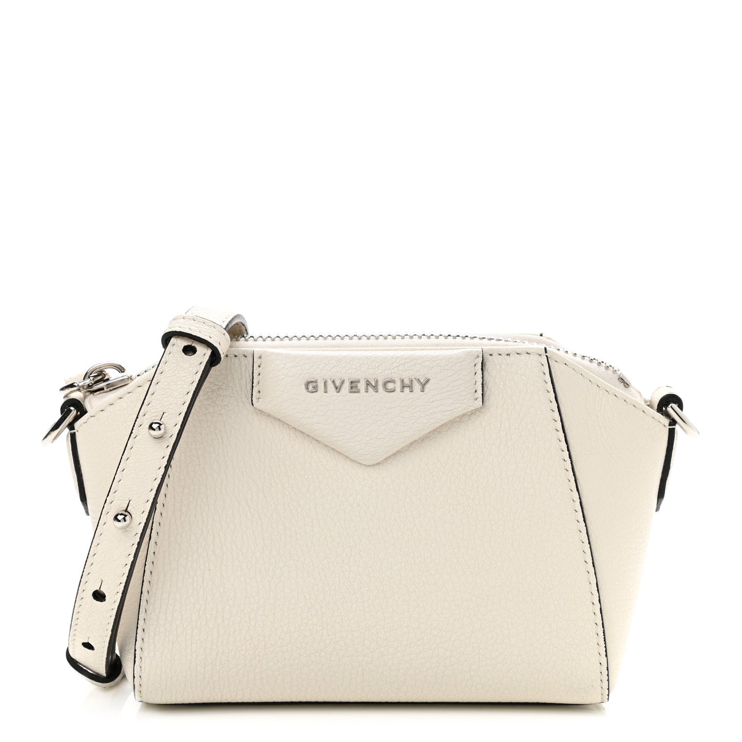 Sugar Goatskin Nano Antigona Ivory