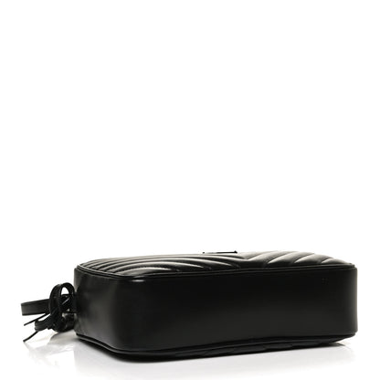 Saint Laurent Calfskin Matelasse Monogram Lou Camera Bag Black 4 of 11