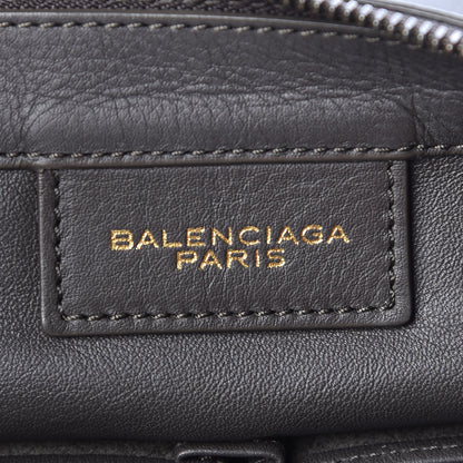 Balenciaga Calfskin Papier Neo Crossbody Grey 8 of 9