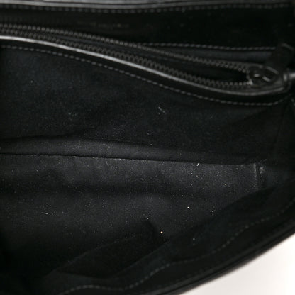 Saint Laurent Calfskin Y Quilted Monogram Medium Loulou Chain Satchel Black 5 of 12