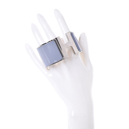 Hermes Enamel Extra Wide Clic Clac H Bracelet GM Parme 2 of 4
