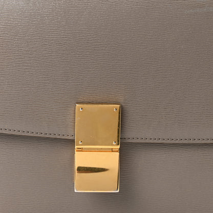 Celine Liege Calfskin Medium Classic Box Flap Bag Souris 9 of 11