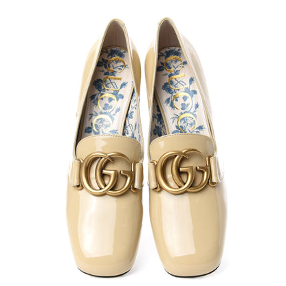 Gucci Vernice GG Victoire 55mm Loafer Pumps 39 Sand Storm 5 of 10