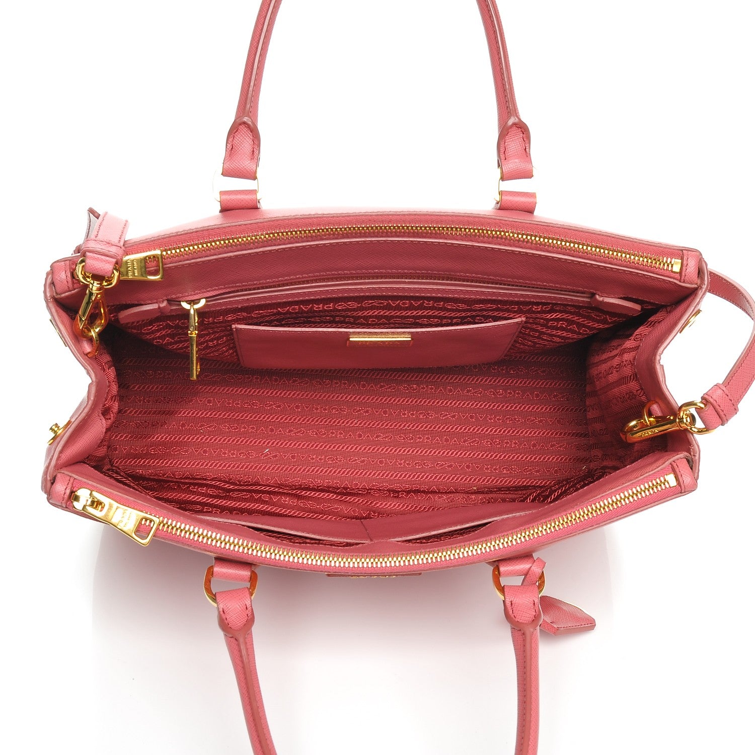 Prada Saffiano Medium Galleria Double Zip Tote Tamaris 5 of 6