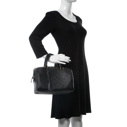 Louis Vuitton Empreinte Speedy Bandouliere 25 NM Black 2 of 10