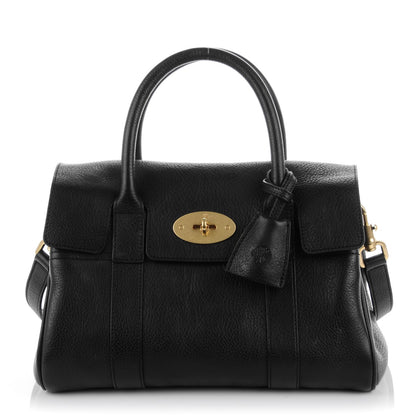Mulberry Natural Leather Small Bayswater Black 1 of 7