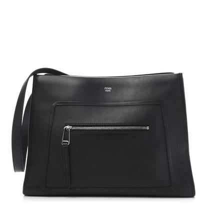 Fendi Vitello Century Opaco F is Fendi Regular Runaway Satchel Black 1 of 13