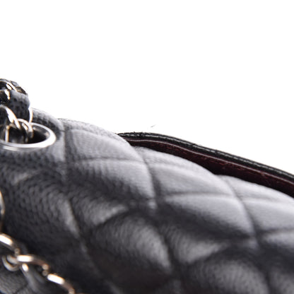 Chanel Caviar Quilted Medium Double Flap Black 14 of 14