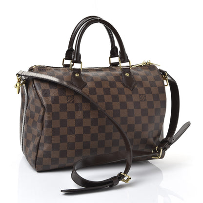 Louis Vuitton Damier Ebene Speedy Bandouliere 30 2 of 9