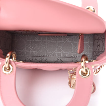 Christian Dior Lambskin Cannage Mini Lady Dior Rose Clair 4 of 13