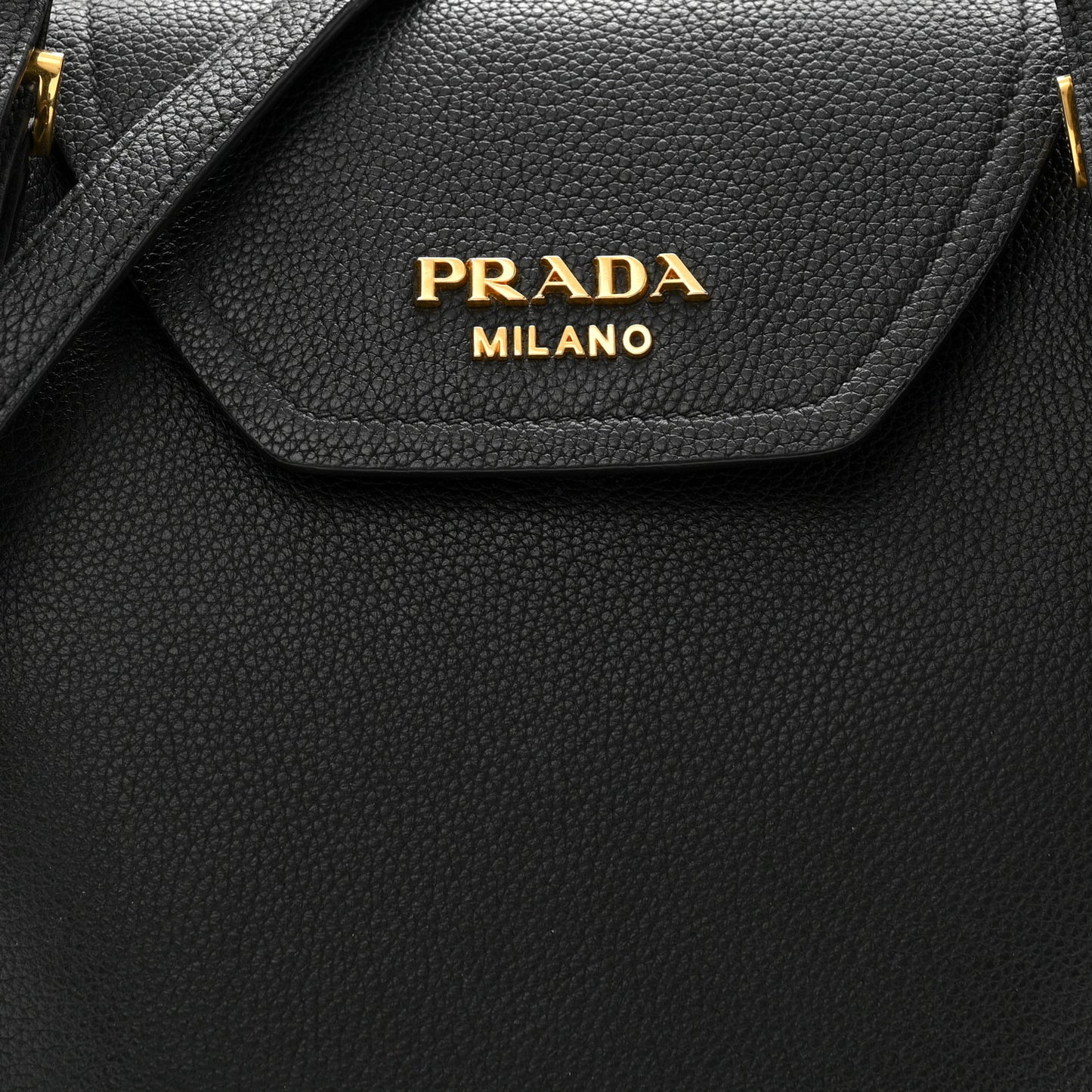 Vitello Phenix Tote Bag Black