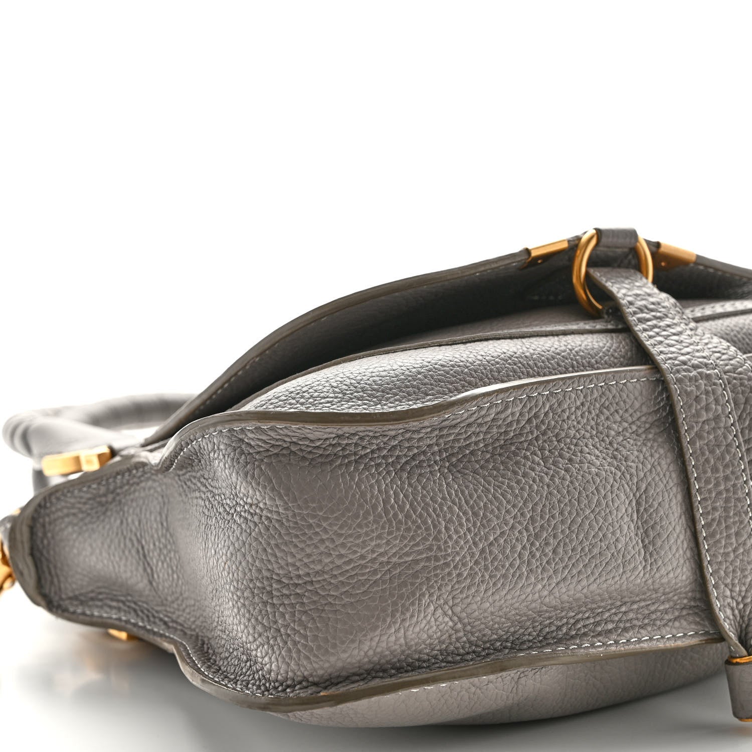 Chloe Calfskin Small Marcie Satchel Cashmere Grey 8 of 10