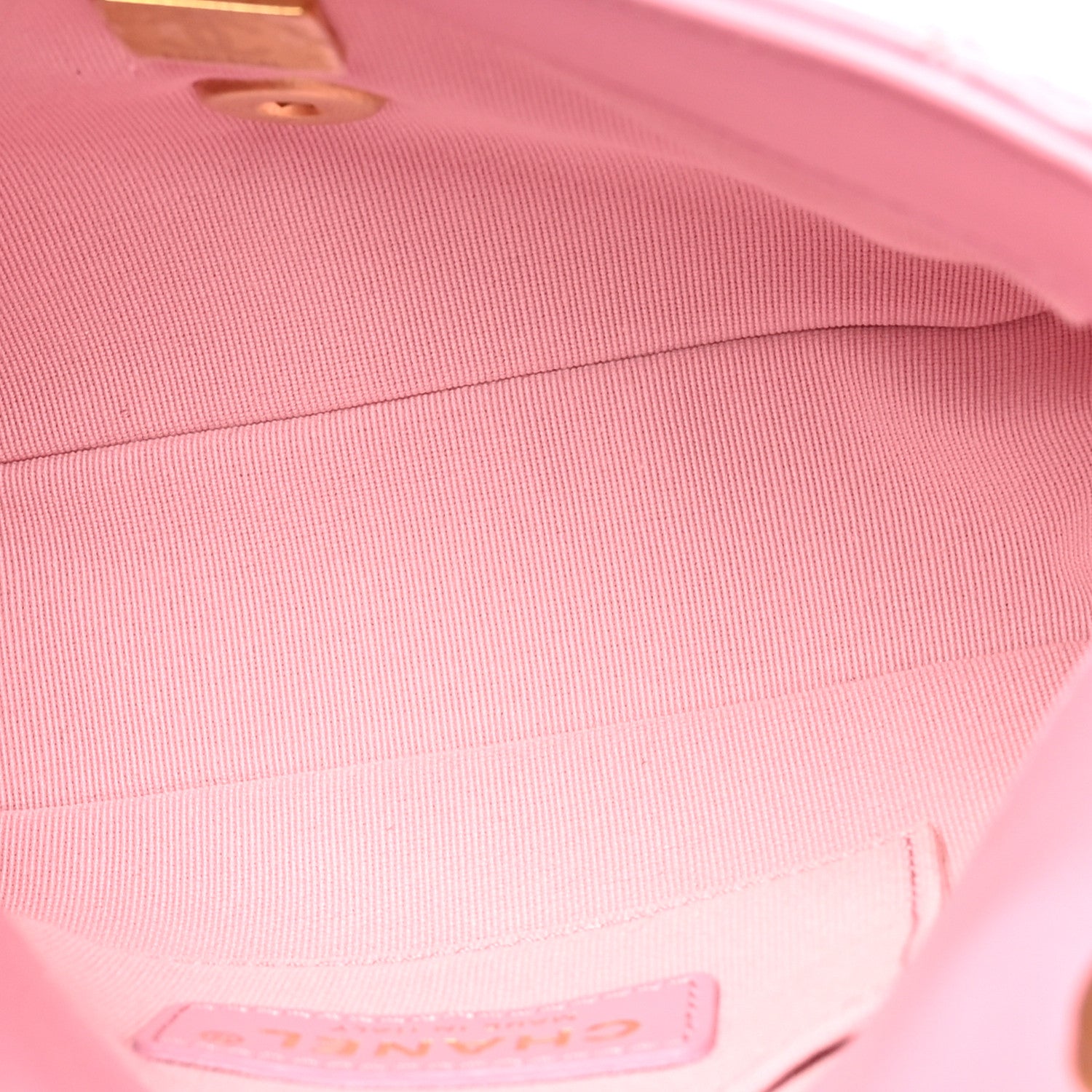 Chanel Lambskin Quilted Mini Lacquered Chain Flap Pink 5 of 10