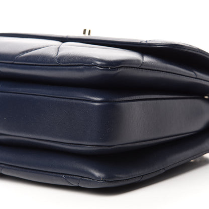 Chanel Lambskin Quilted Small Trendy CC Flap Dual Handle Bag Navy 7 of 13