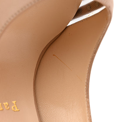 Christian Louboutin Kid Bareta 100 Pumps 37 Nude Light Gold 10 of 22