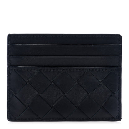 Bottega Veneta Nappa Intrecciato VN Card Case Black 1 of 6