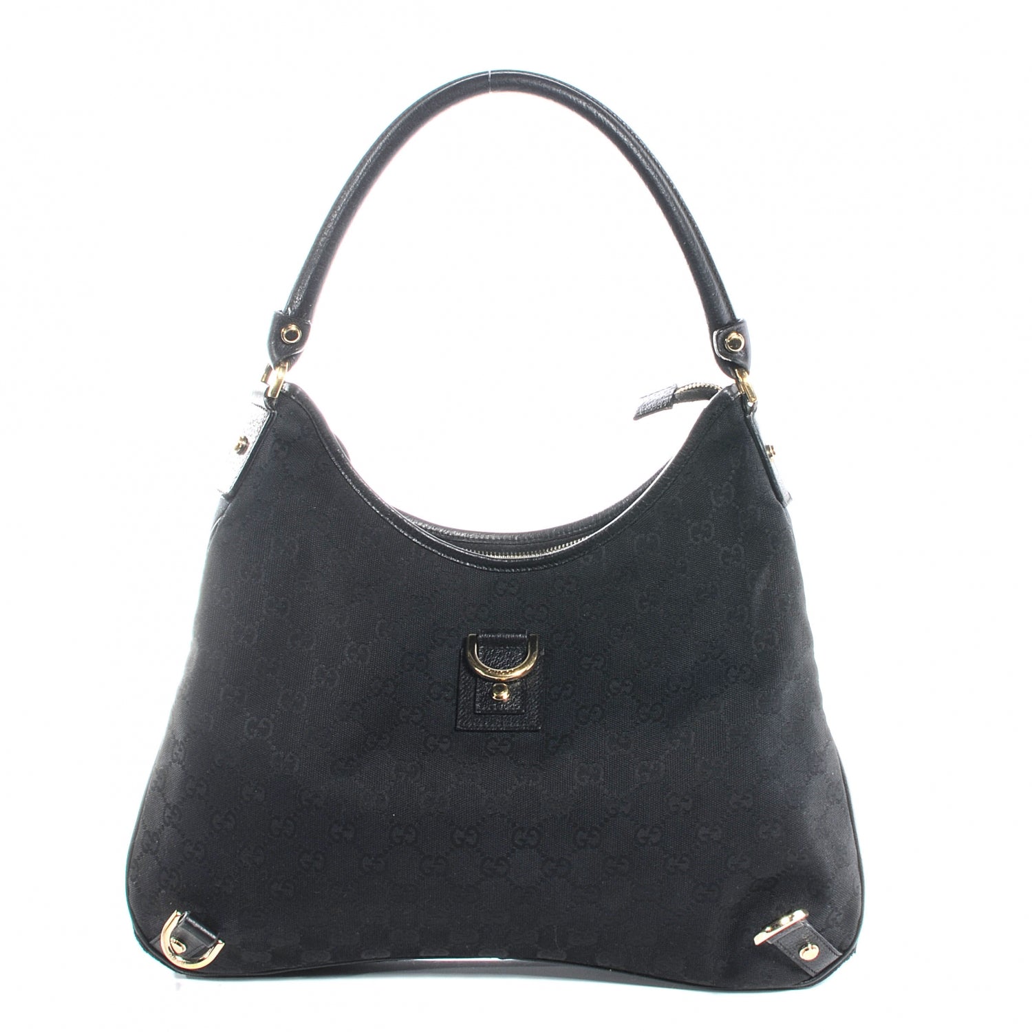Gucci Monogram Abbey Hobo Black 1 of 8