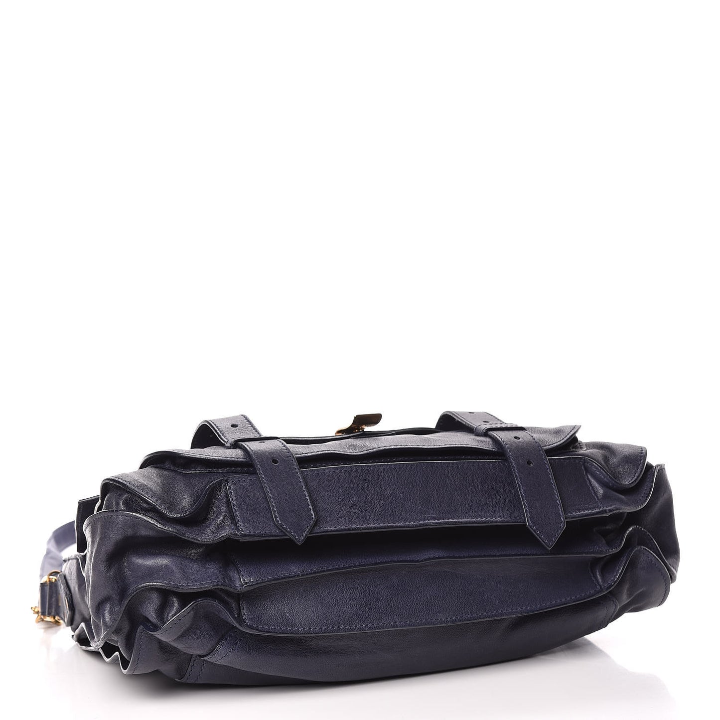 Lambskin PS1 Extra Large Satchel Midnight