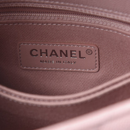 Chanel Caviar Quilted Mini Coco Handle Flap Pink 7 of 11