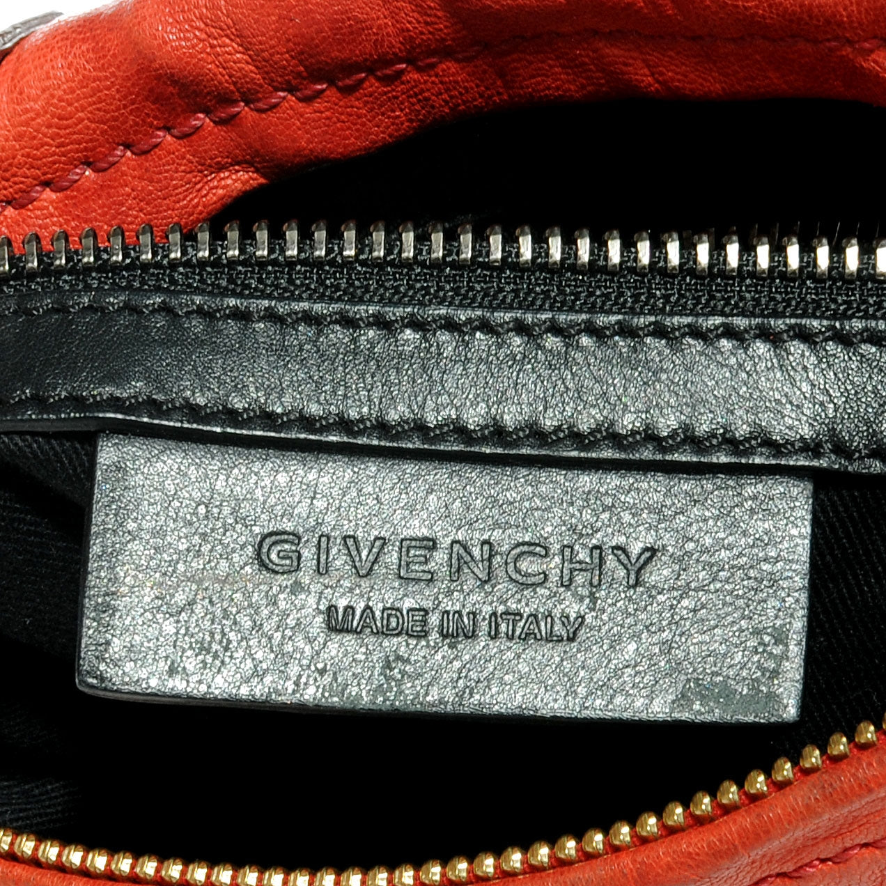 Givenchy Tumbled Sheepskin Mini Pandora Bag Red 7 of 8