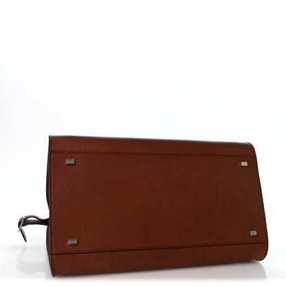 The Row Polished Saddle Calfskin Soft Margaux 15 New Burgundy 4 of 12