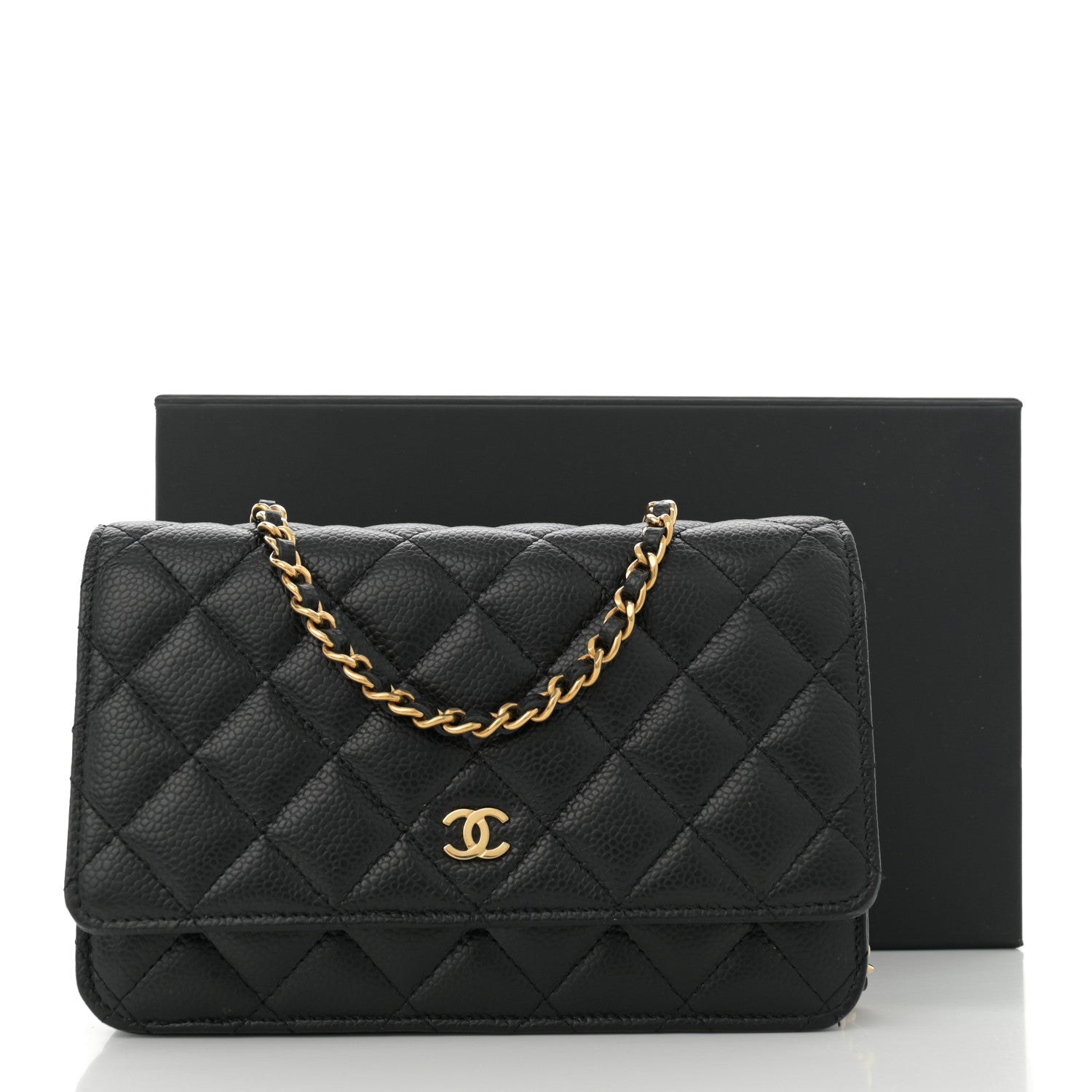 Chanel Caviar Quilted Wallet on Chain WOC Black 13 of 13