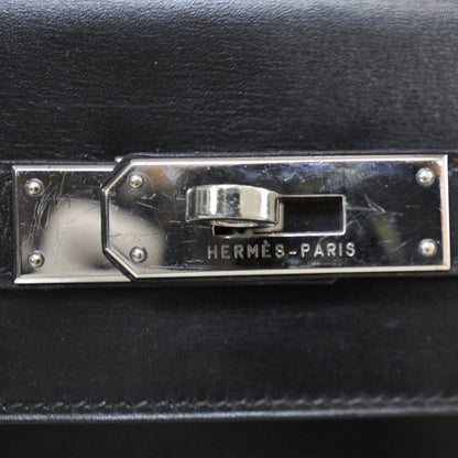 Hermes Box Leather Kelly 32 Black 9 of 13
