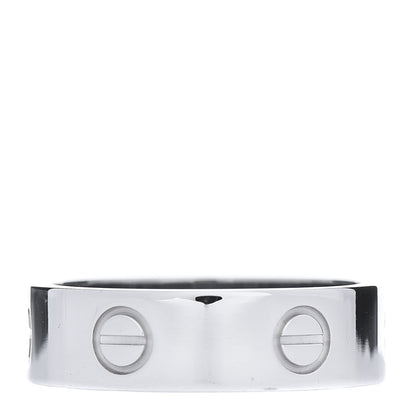 Cartier 18K White Gold 5.5mm LOVE Ring 57 8 3 of 5