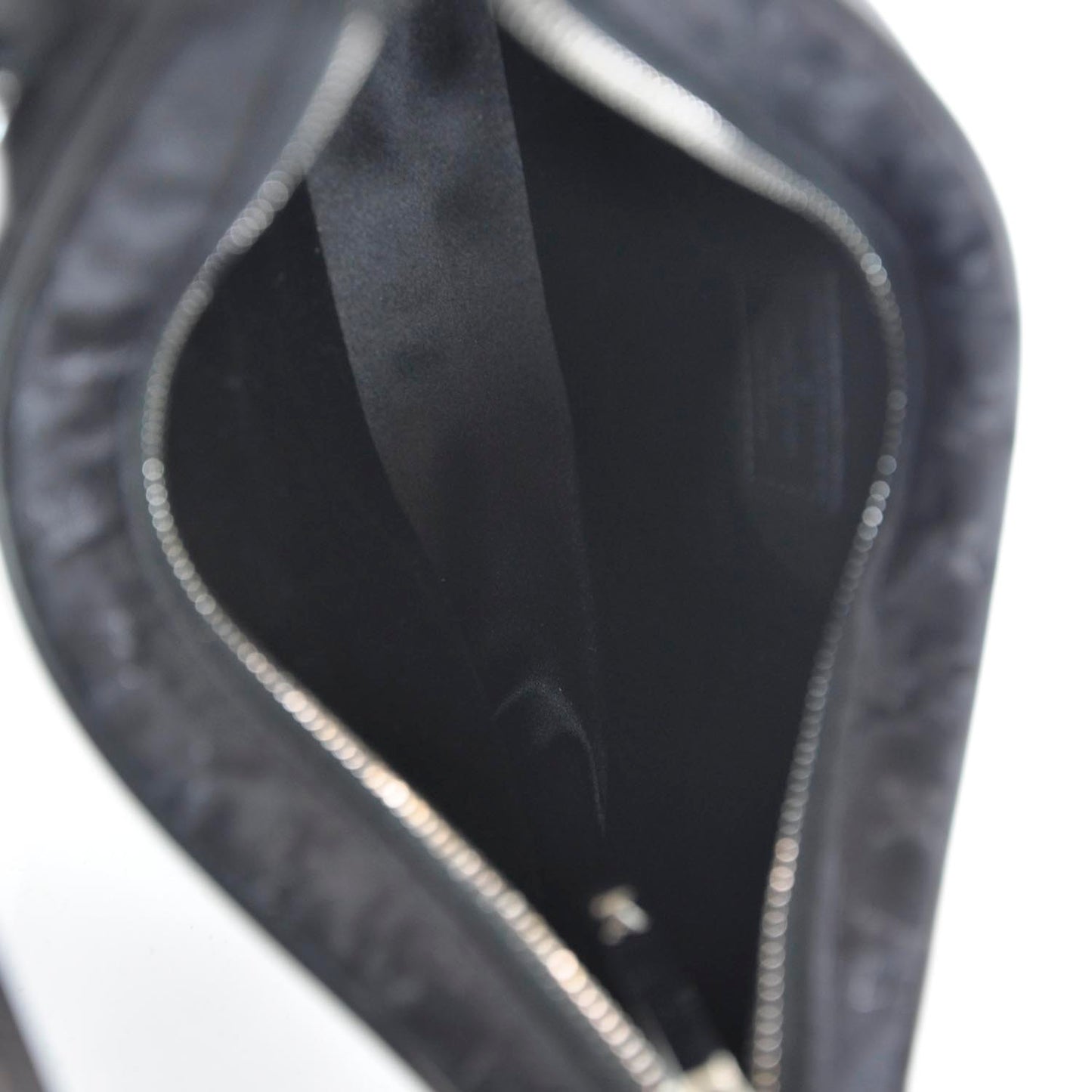 Satin Monogram Mini Boulogne Black