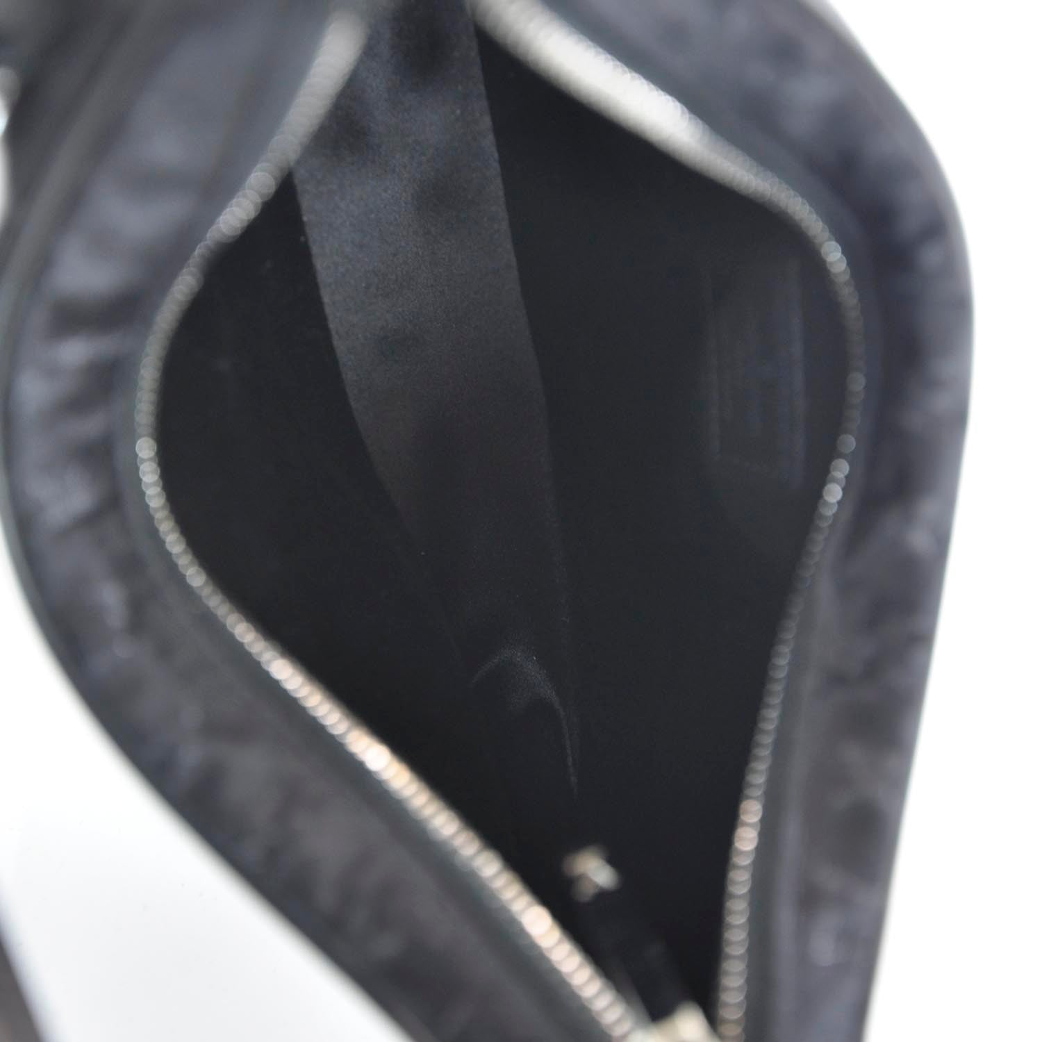 Louis Vuitton Satin Monogram Mini Boulogne Black 5 of 6