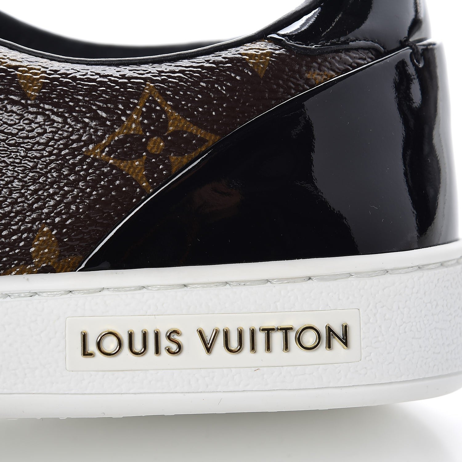 Louis Vuitton Patent Monogram Frontrow Sneakers 37 10 of 10