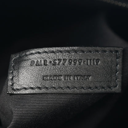 Saint Laurent Crinkled Calfskin Matelasse Monogram Medium Niki Shopper Tote Black 7 of 10