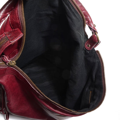 Balenciaga Agneau Classic Hardware Day Hobo Rouge Grenat 6 of 11