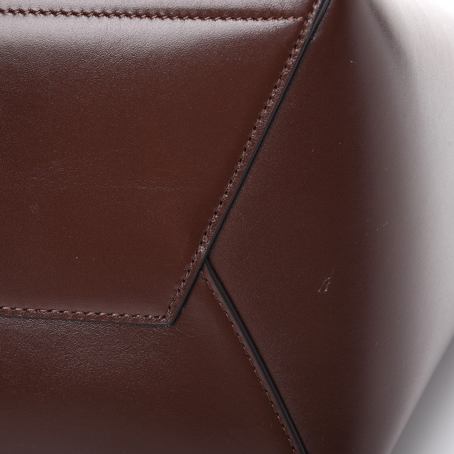 Celine Supersoft Calfskin Sangle Bucket Bag Burgundy 11 of 11