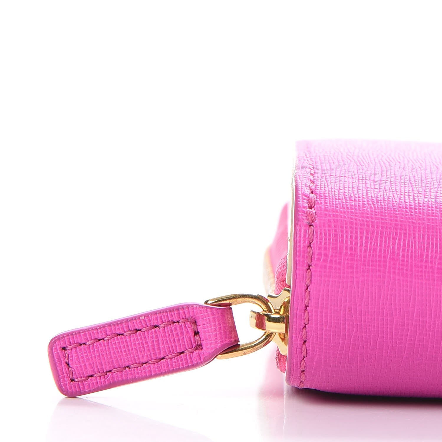 MCM Coated Canvas Zip Around Wallet Electric Pink 12 of 20