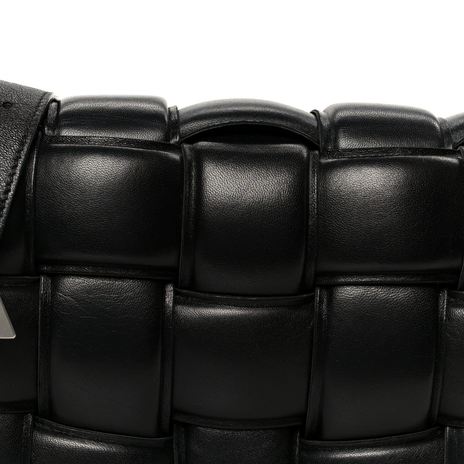 Bottega Veneta Nappa Maxi Intreccio Padded Cassette Crossbody Bag Black 11 of 14