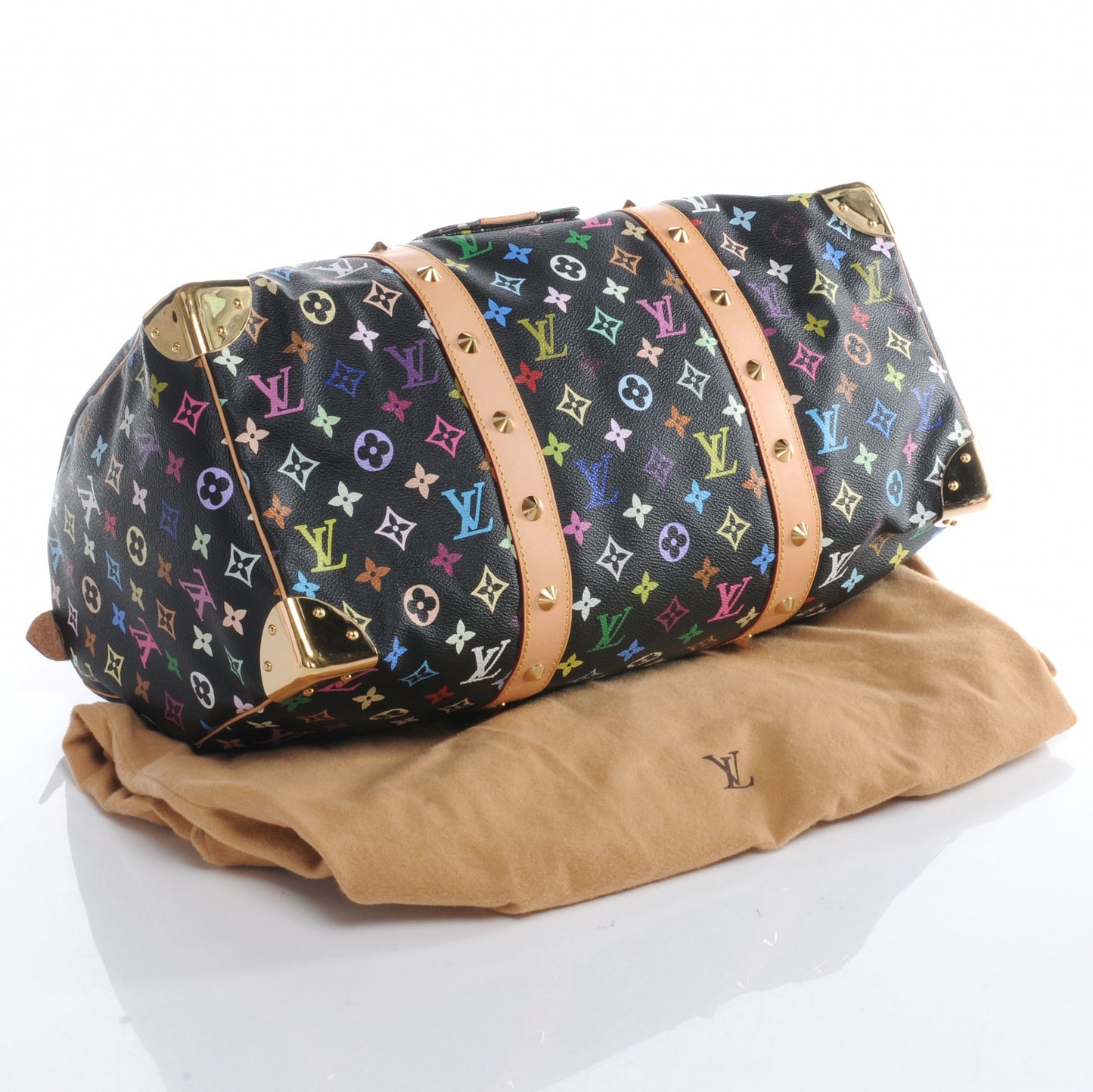 Monogram Multicolor Keepall 45 Black