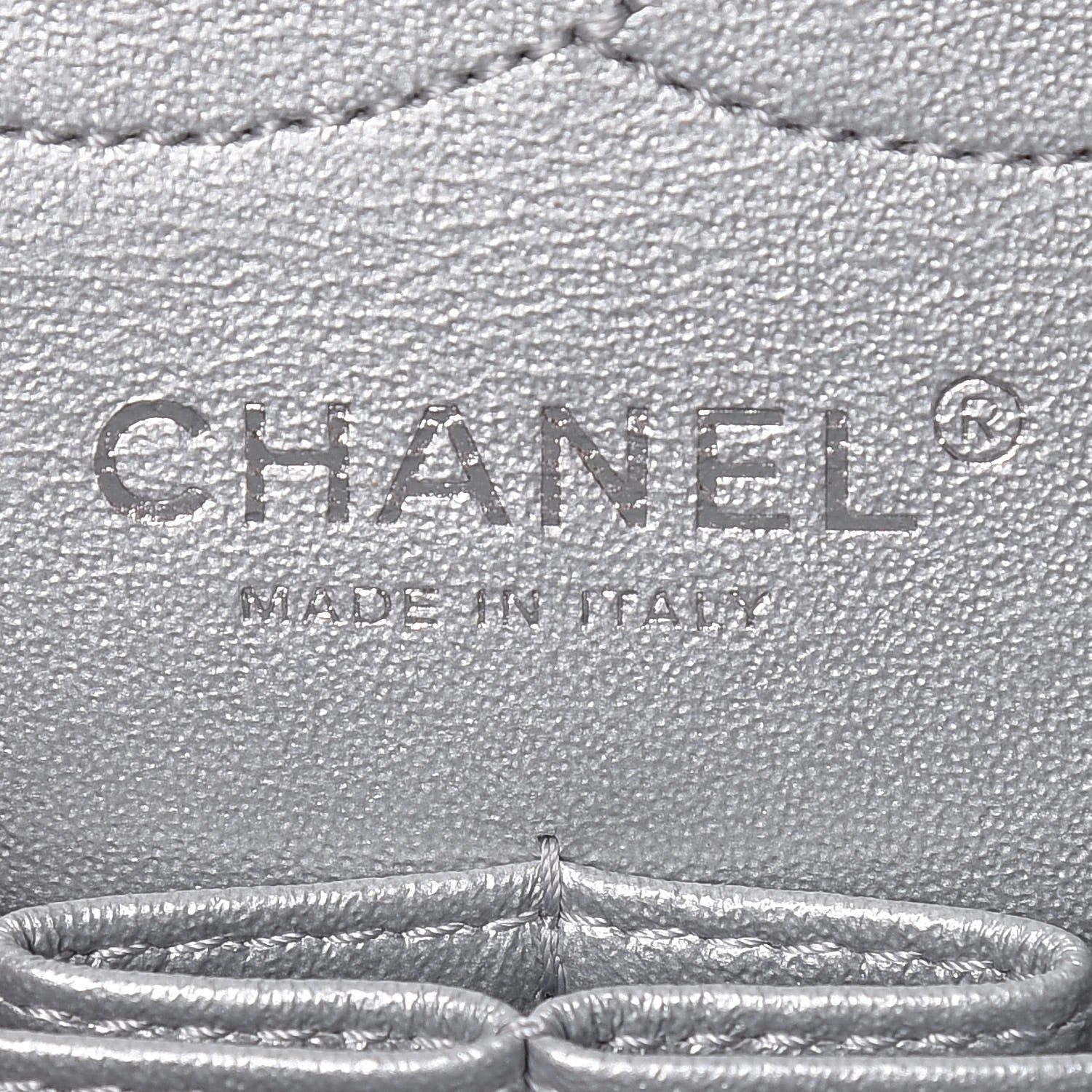 Chanel Metallic Aged Calfskin Quilted 2.55 Reissue 226 Flap Silver 8 of 11