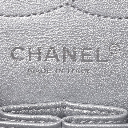 Chanel Metallic Aged Calfskin Quilted 2.55 Reissue 226 Flap Silver 8 of 11