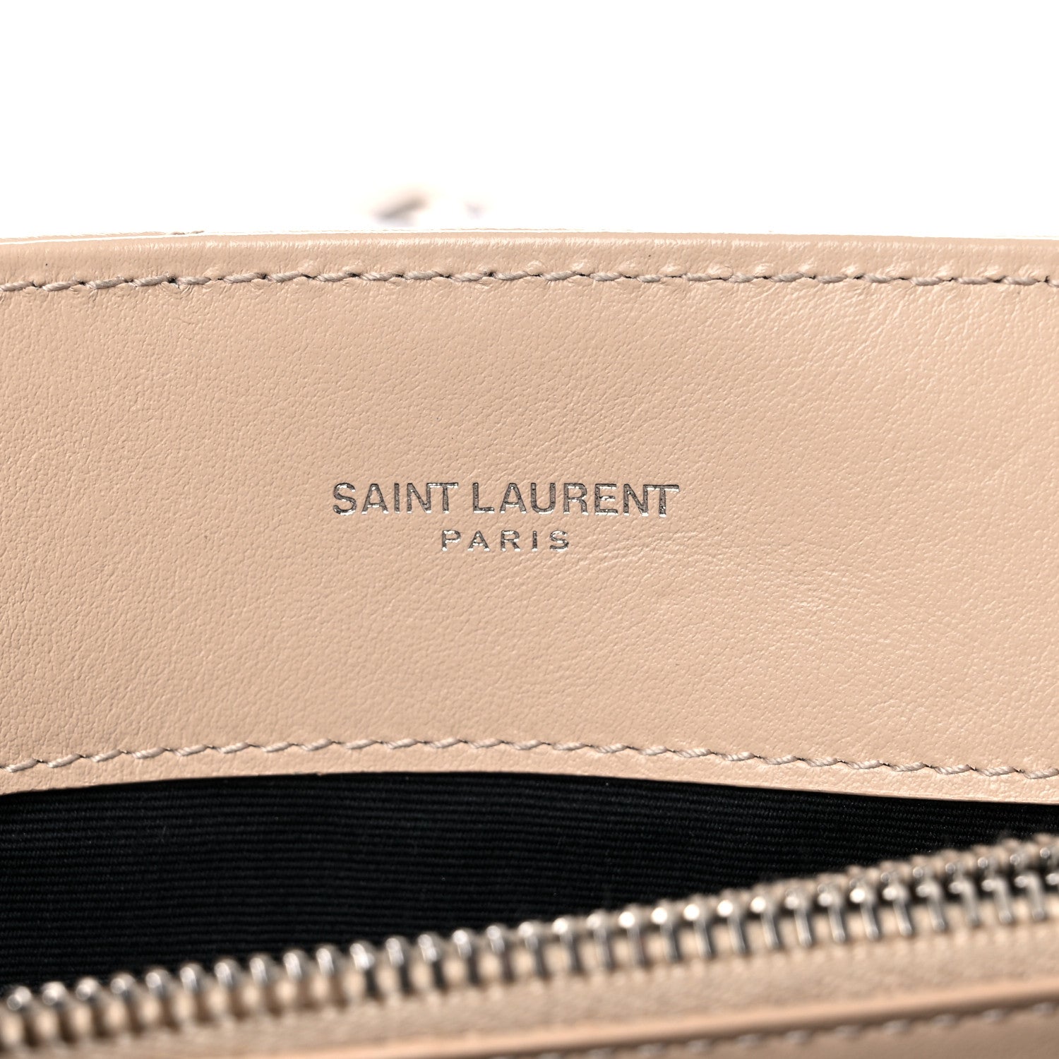Saint Laurent Calfskin Y Quilted Monogram Medium Loulou Chain Satchel Dark Beige 6 of 19